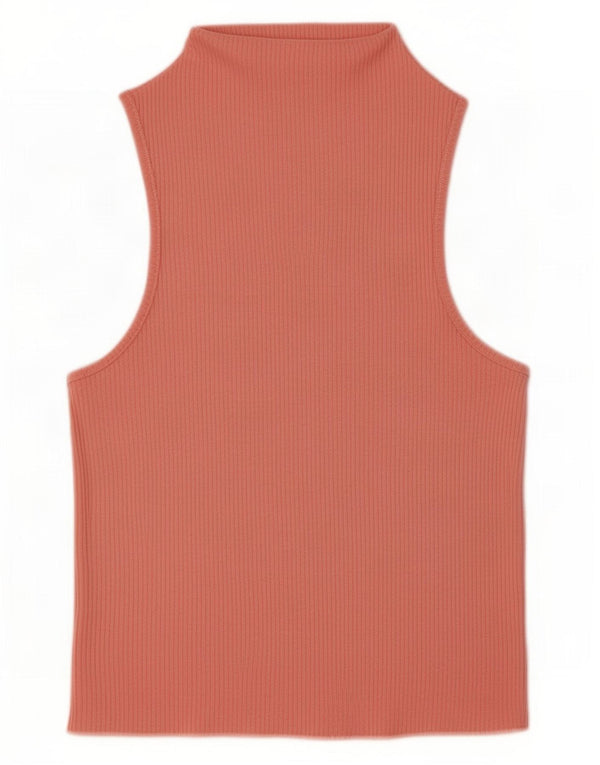 Topshop Womens Vest Top UK 10 Small Pink
