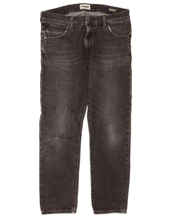 Мужские джинсы Wrangler Larston Slim W32 L28, серый хлопок