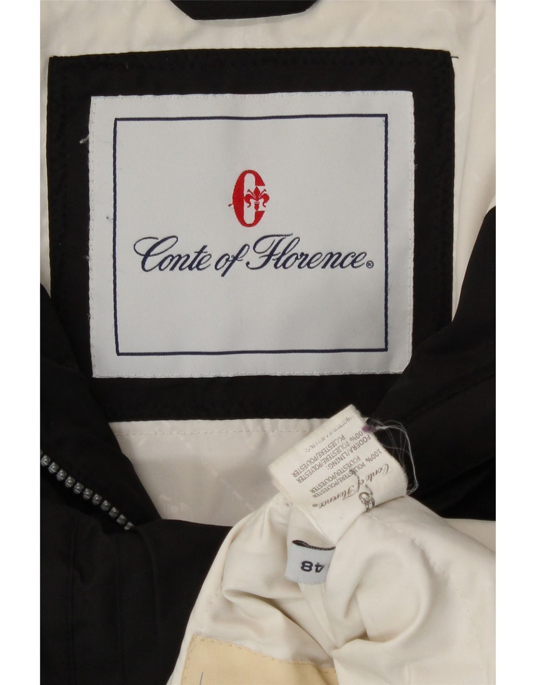 Женская стеганая куртка Conte of Florence IT 48 XL черная, полиэстер