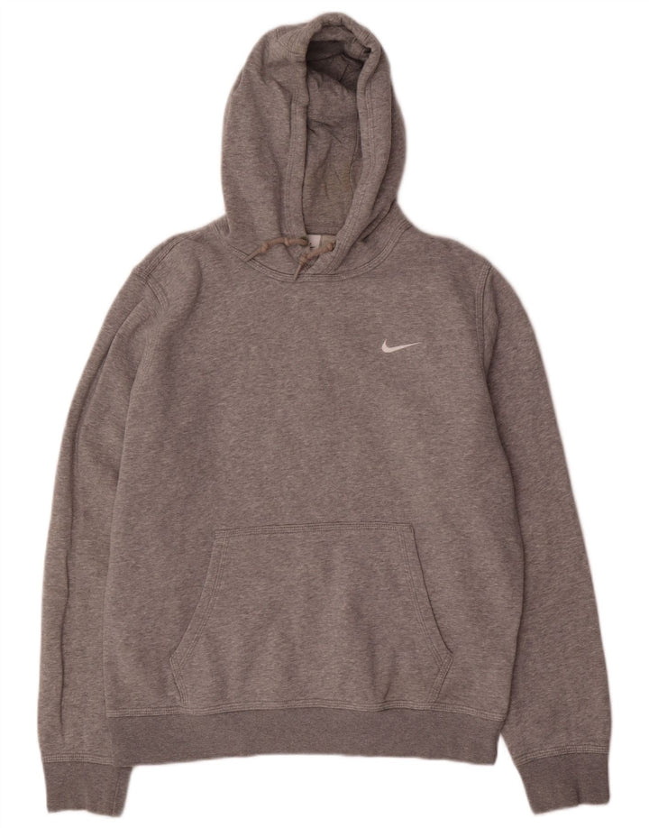 Мужской джемпер с капюшоном Nike средний серый
