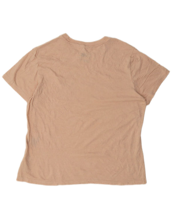 Женская футболка с рисунком The North Face Top UK 18 XL, розовый полиэстер