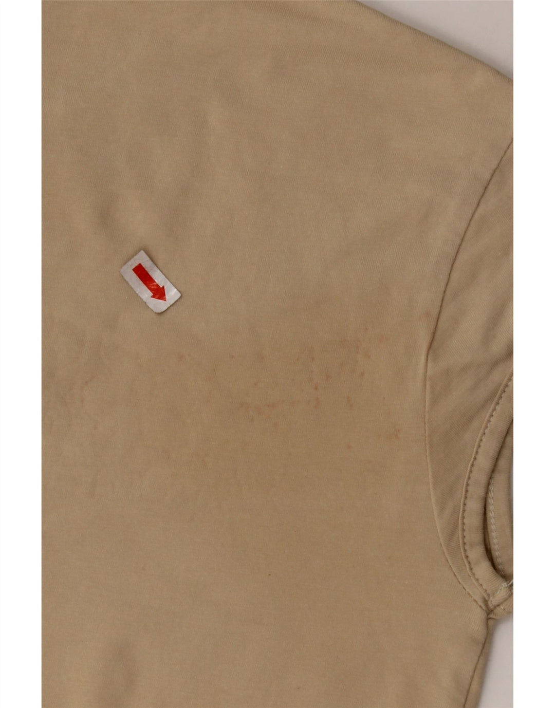 Женская укороченная футболка NIKE UK 10/12, средний бежевый