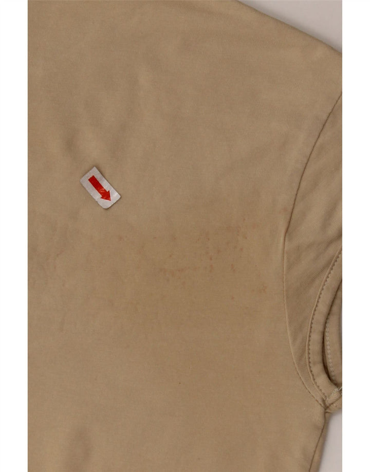 Женская укороченная футболка NIKE UK 10/12, средний бежевый