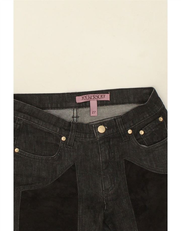 JECKERSON Womens Slim Jeans W27 L32  Black Cotton Vintage Jeckerson and Second-Hand Jeckerson from Messina Hembry 