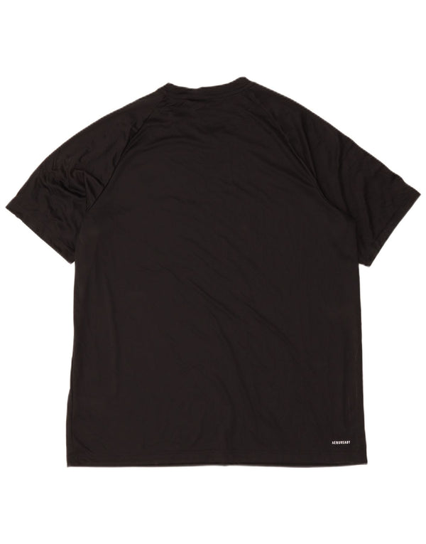 Мужская футболка Adidas Aeroready Top XL, черный полиэстер