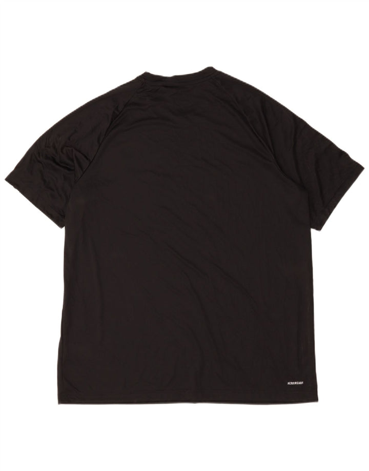 Мужская футболка Adidas Aeroready Top XL, черный полиэстер
