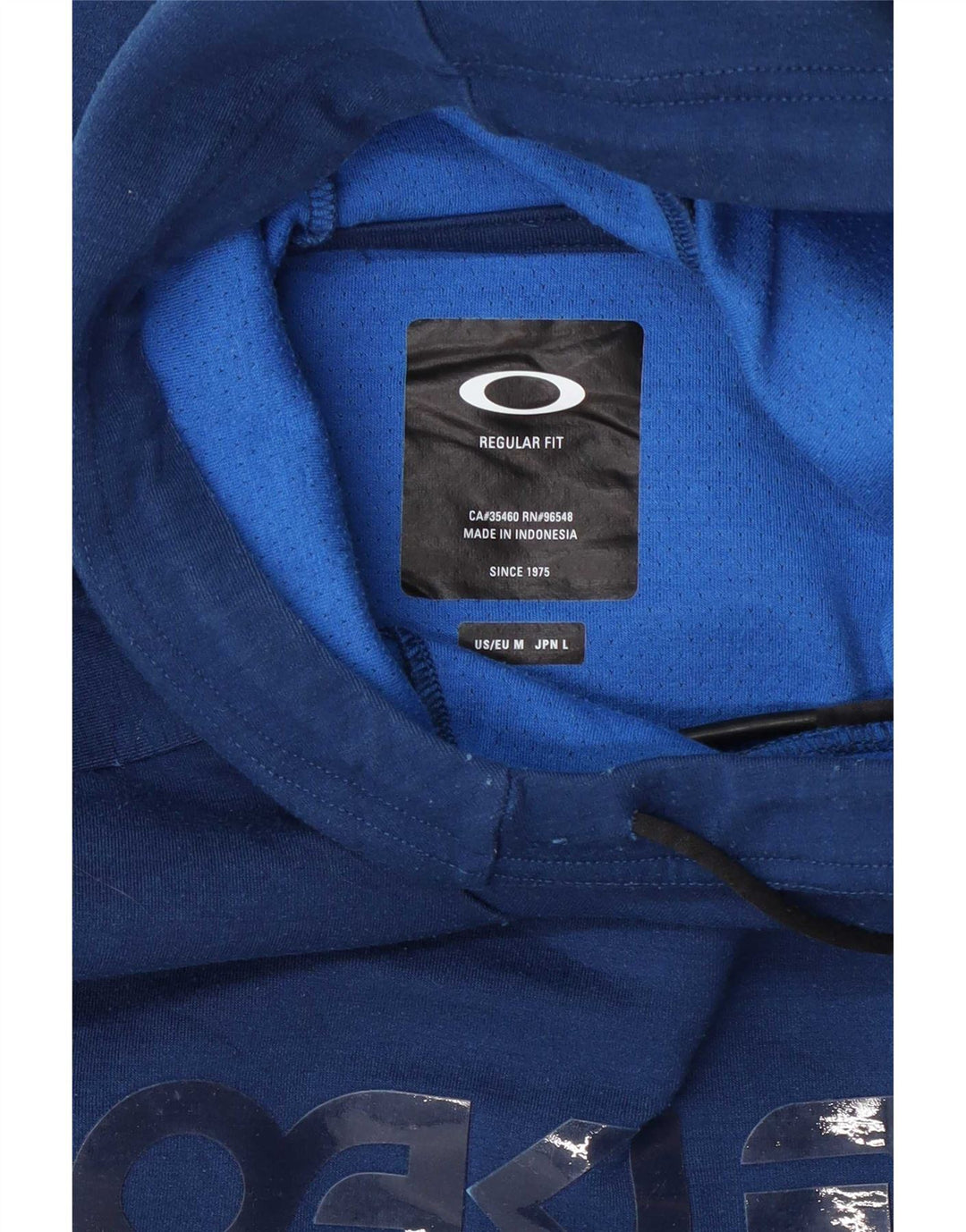 Мужской джемпер с капюшоном Oakley стандартного кроя, средний синий