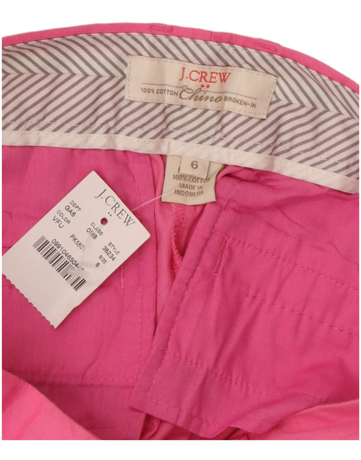 Женские шорты чинос J. CREW US 6 Medium W32 Розовый хлопок