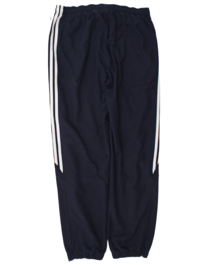 Мужские спортивные брюки Adidas Joggers среднего размера, темно-синие, полиэстер