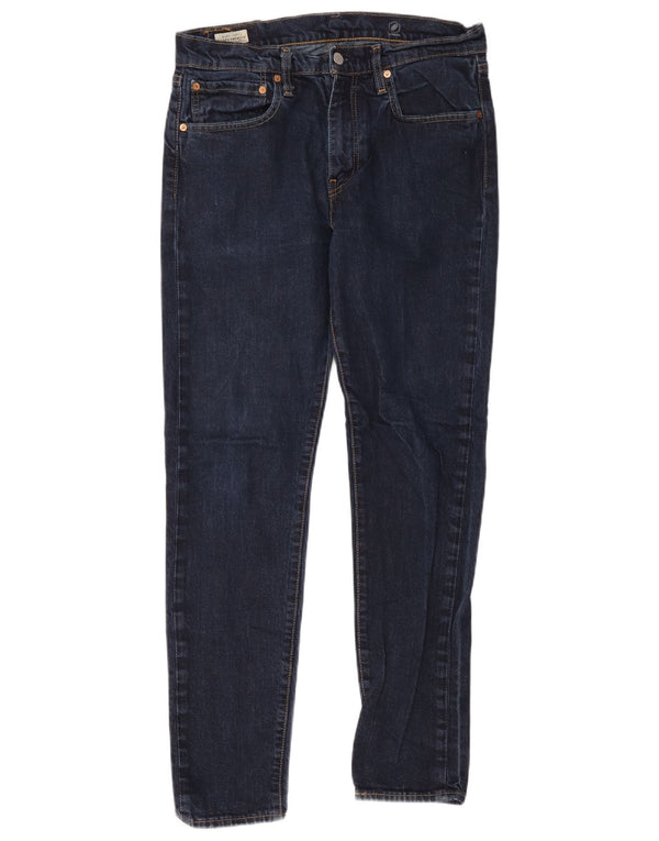 Мужские зауженные джинсы Levi's 512 W34 L34 синие, хлопок
