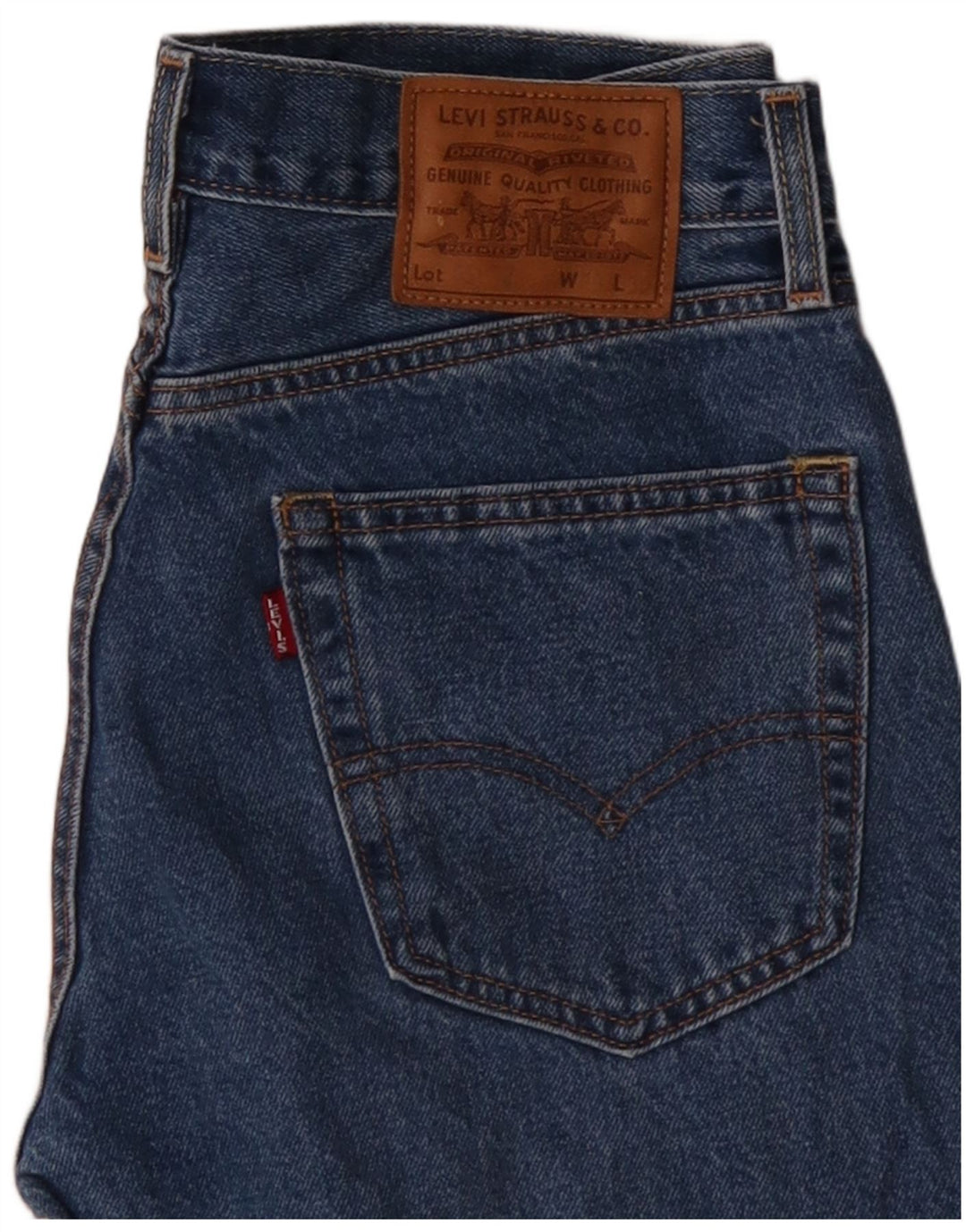 Мужские прямые джинсы Levi's W29 L30 синие, хлопок