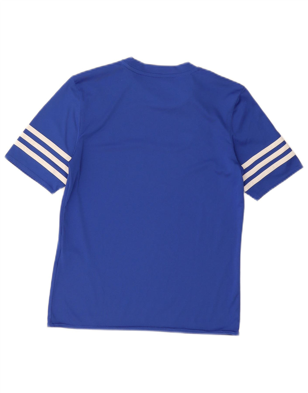 Футболка Adidas Climalite для мальчиков, топ 11–12 лет, большой синий полиэстер