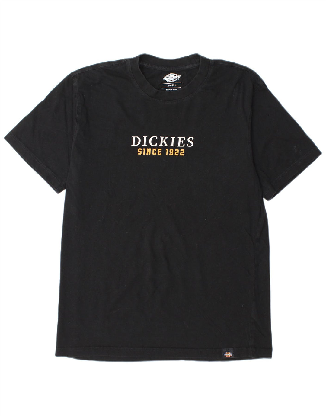 DICKIES Мужская футболка с графическим рисунком, маленький черный хлопковый топ