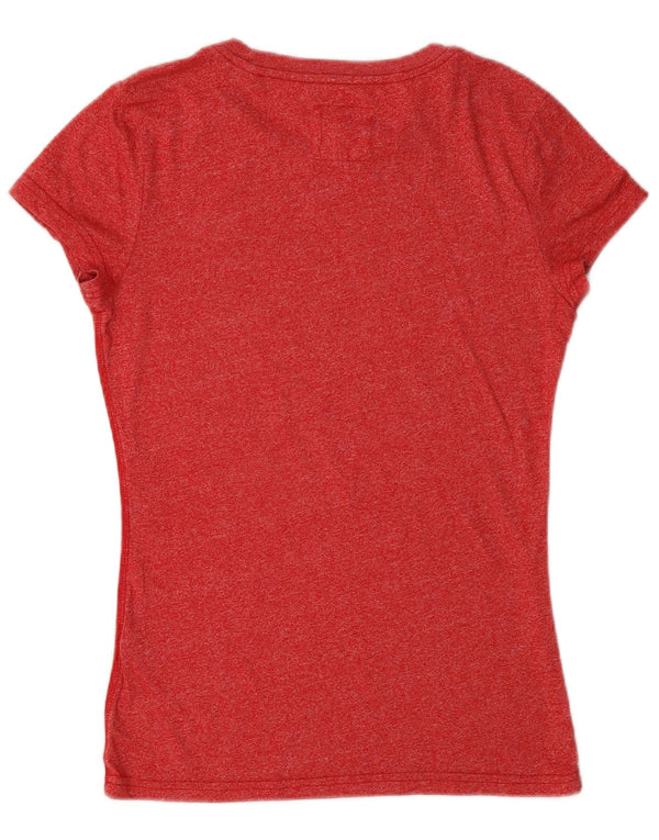 Женская футболка с рисунком Jack Wills Top UK 10, маленький красный хлопок