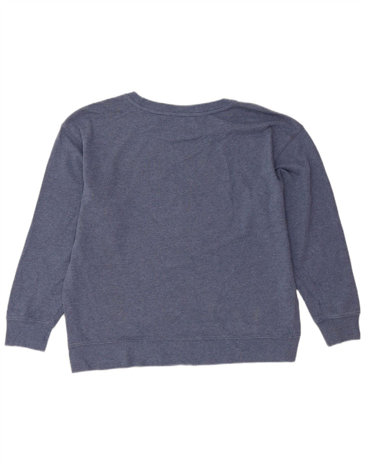 Женский свитер с рисунком CALVIN KLEIN JEANS UK 16, большой синий