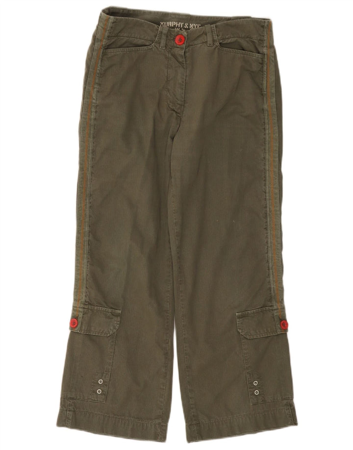 Женские прямые вельветовые брюки MURPHY & NYE W28 L23, хлопок цвета хаки