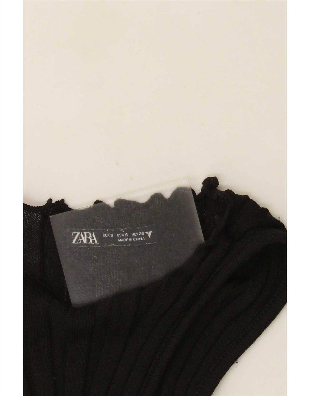 Женский жилет Zara UK 8, маленький черный