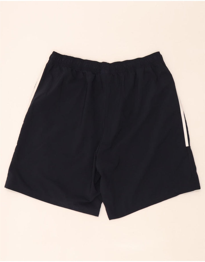 Мужские спортивные шорты Adidas XL темно-синие из полиэстера