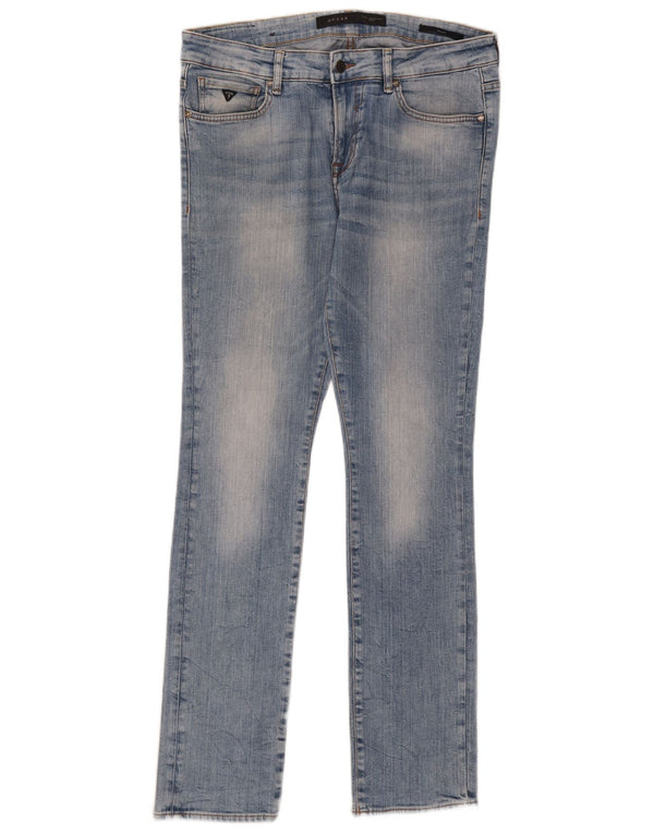 Мужские джинсы скинни Guess W33 L32 синие, хлопок