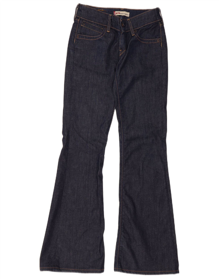 Женские расклешенные джинсы Levi's 479 Booty W27 L34, темно-синий, хлопок