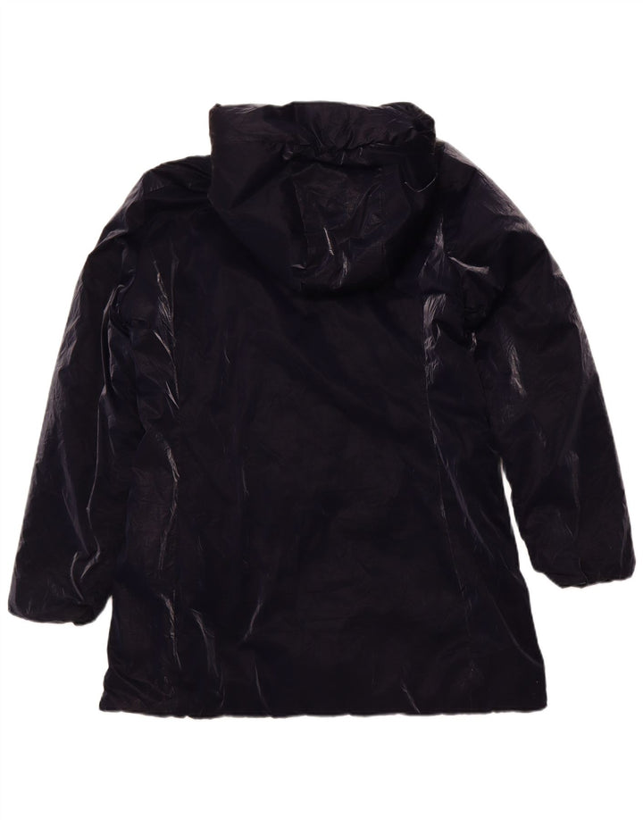 INVICTA Женская стеганая куртка с капюшоном UK 16, большой темно-синий полиамид