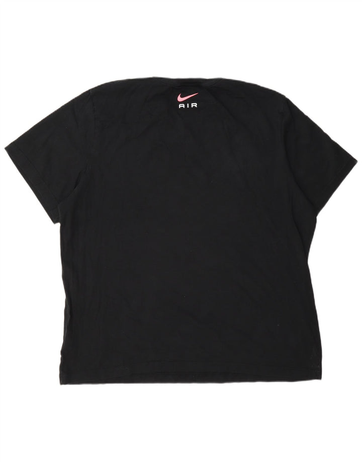 Мужская футболка с рисунком Nike Top 2XL, черный хлопок