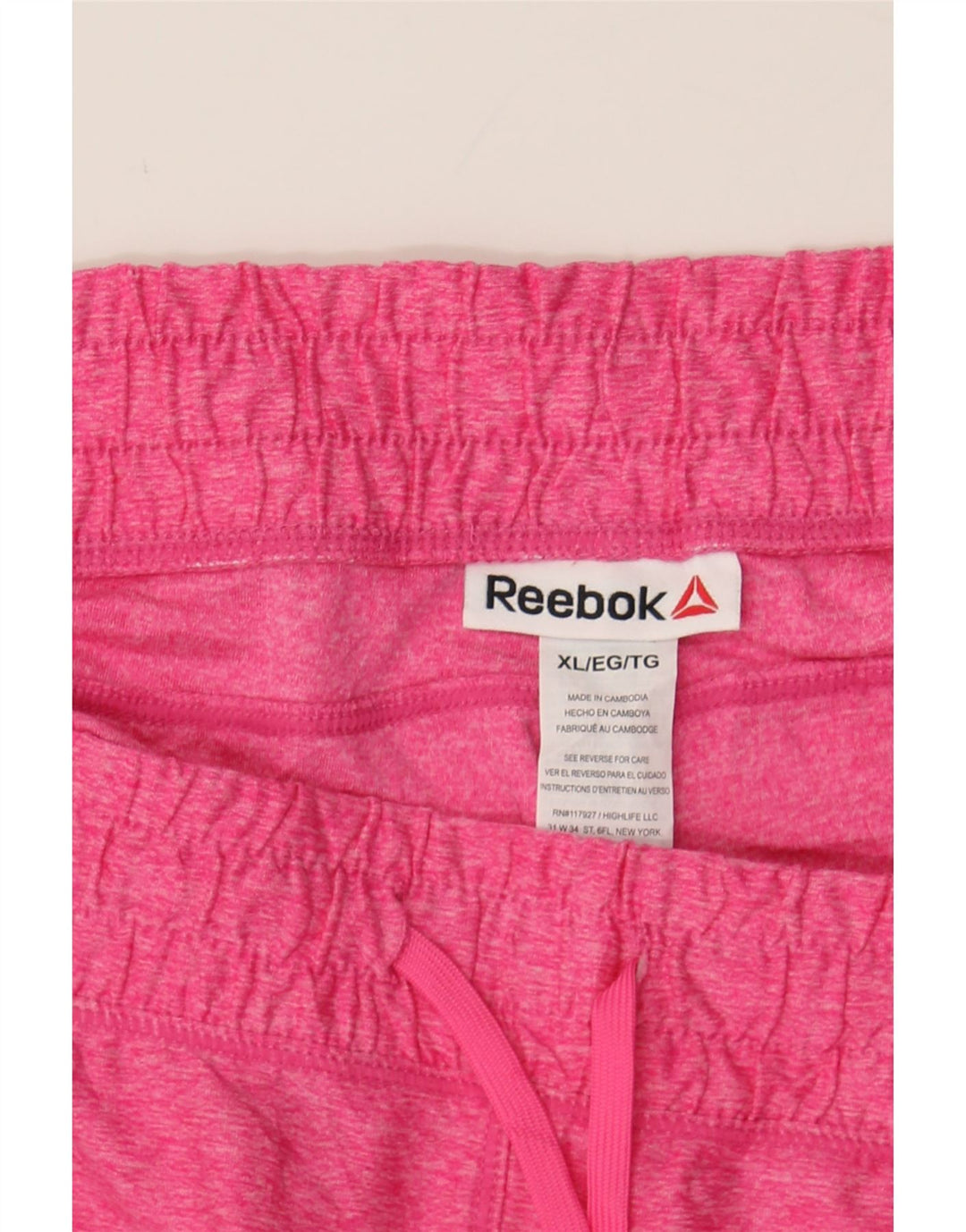 REEBOK Womens Sport Shorts UK 18 XL Pink Polyester Vintage Reebok and Second-Hand Reebok from Messina Hembry 