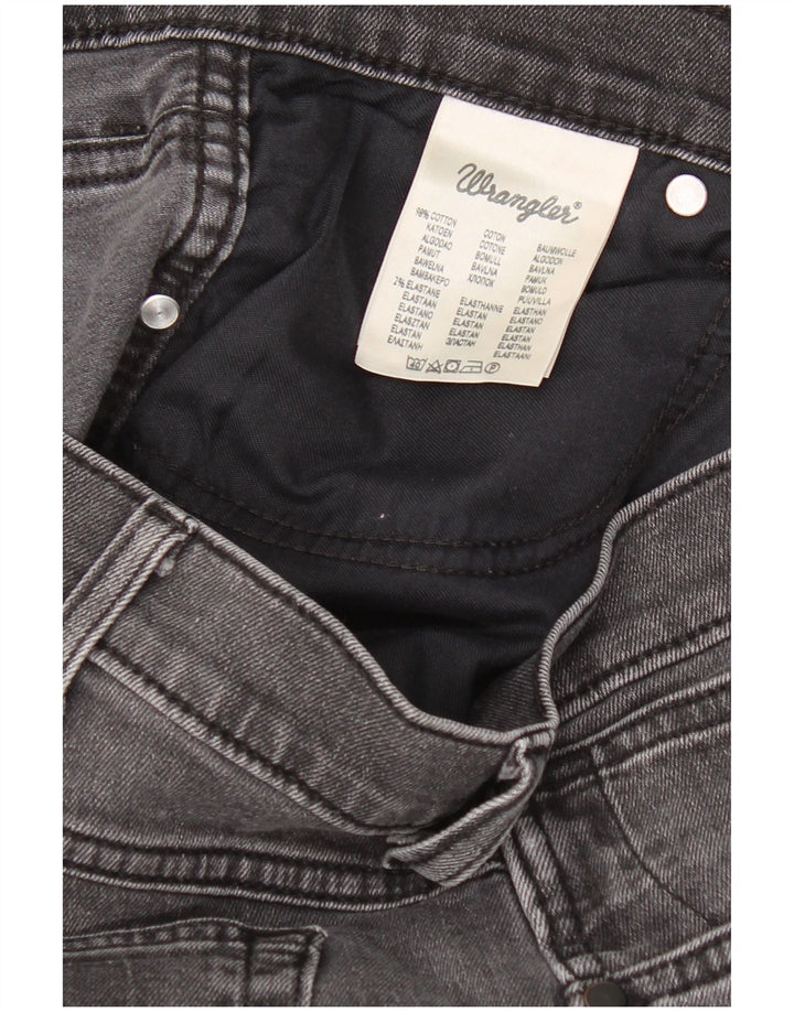 Мужские прямые джинсы Wrangler Bostin W34 L32, серый хлопок