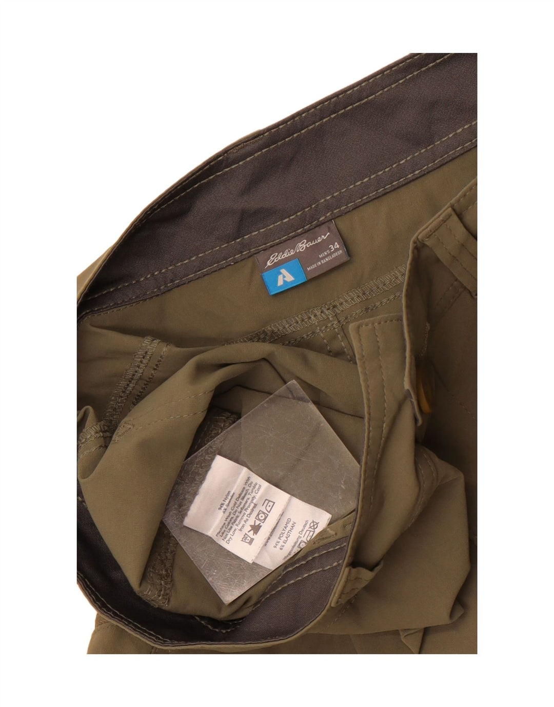 Мужские шорты-карго Eddie Bauer W34, большие, цвета хаки, нейлон