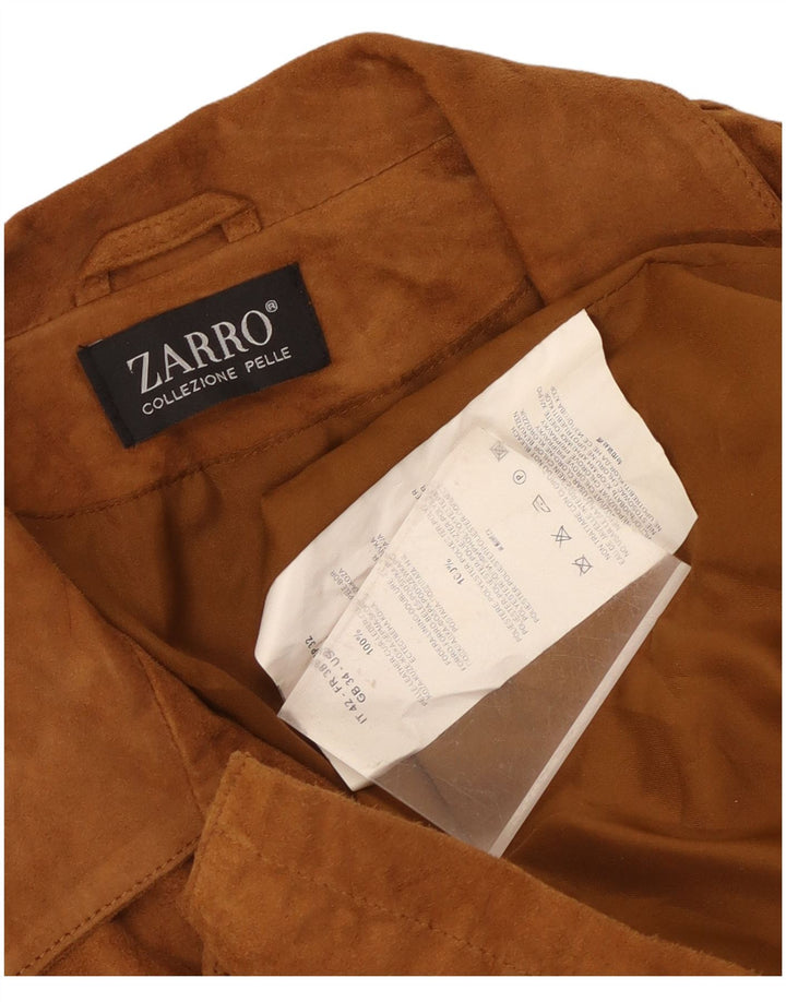 Женская замшевая куртка Zarro IT 42 Medium Brown Leather
