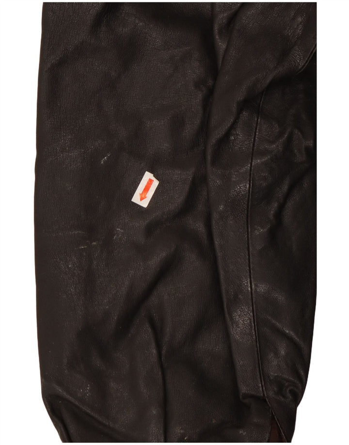 Мужская кожаная куртка C&A IT 58 4XL Коричневая кожа