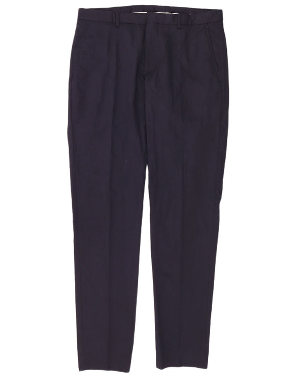 Мужские брюки узкого кроя Zara EU 40 Medium W31 L36 Темно-синие