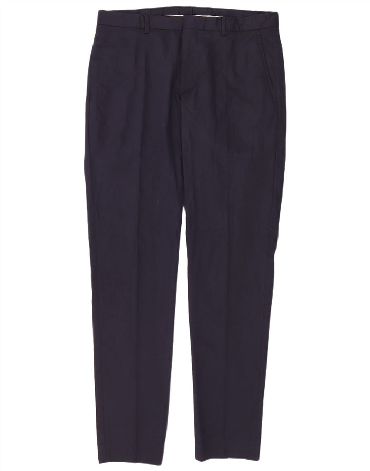 Мужские брюки узкого кроя Zara EU 40 Medium W31 L36 Темно-синие