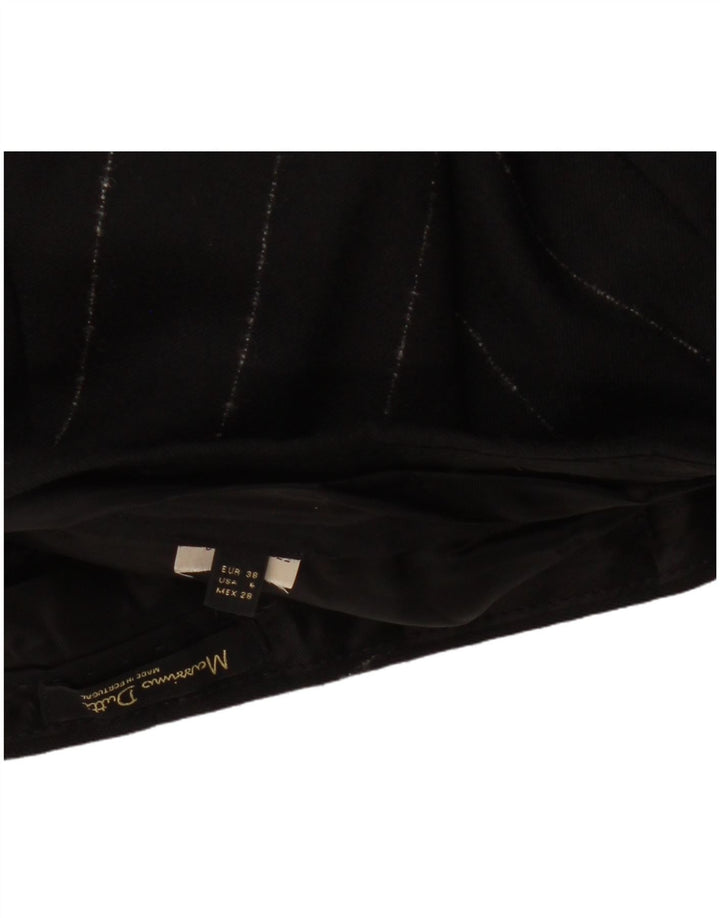 MASSIMO DUTTI Женские узкие брюки чинос EU 38 Small W30 L27 Черные в полоску