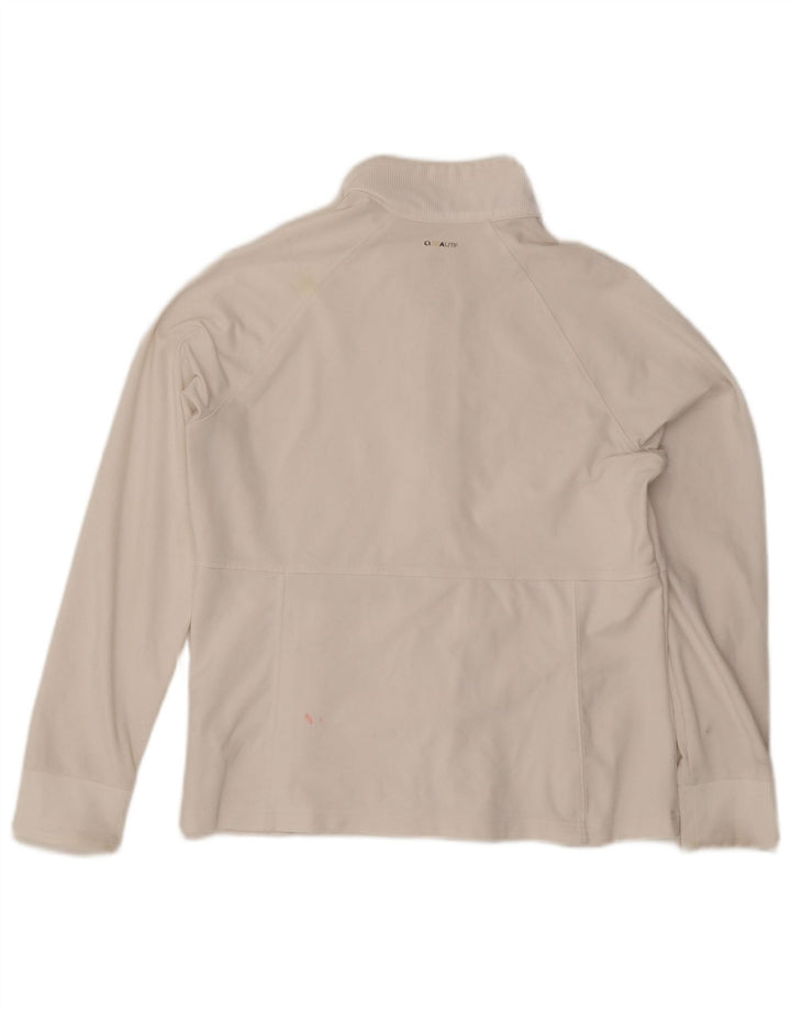 Женский спортивный костюм Adidas Top Jacket UK 16, большой белый полиэстер