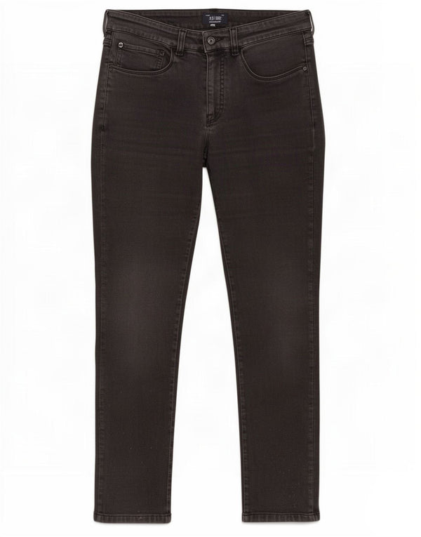 Женские узкие джинсы Armani W27 L28, черный хлопок