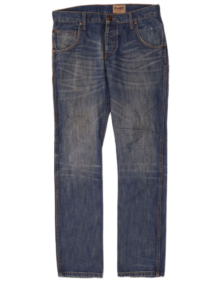 Мужские джинсы Wrangler Spencer Slim W32 L34, синий хлопок
