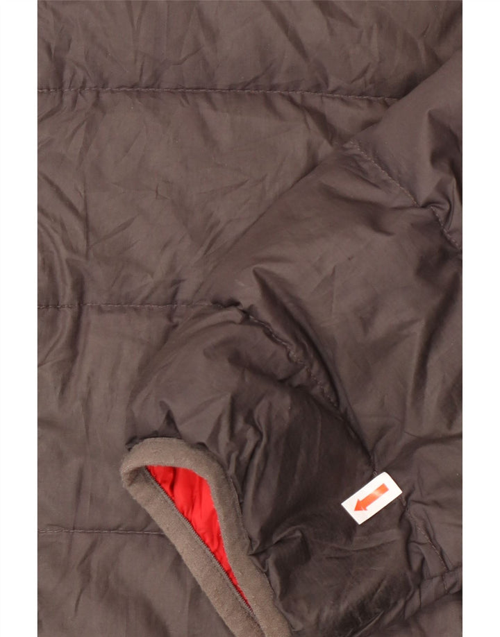 Мужская стеганая куртка с капюшоном Jack Wolfskin UK 40/42, большой серый полиэстер