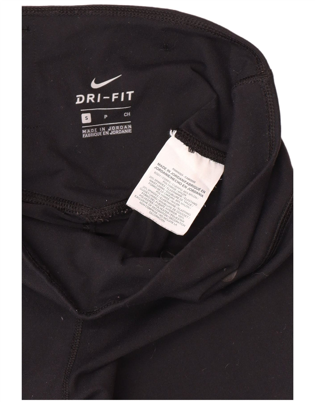 Женские леггинсы-капри NIKE Dri Fit UK, размер 8, маленькие, черные, нейлоновые