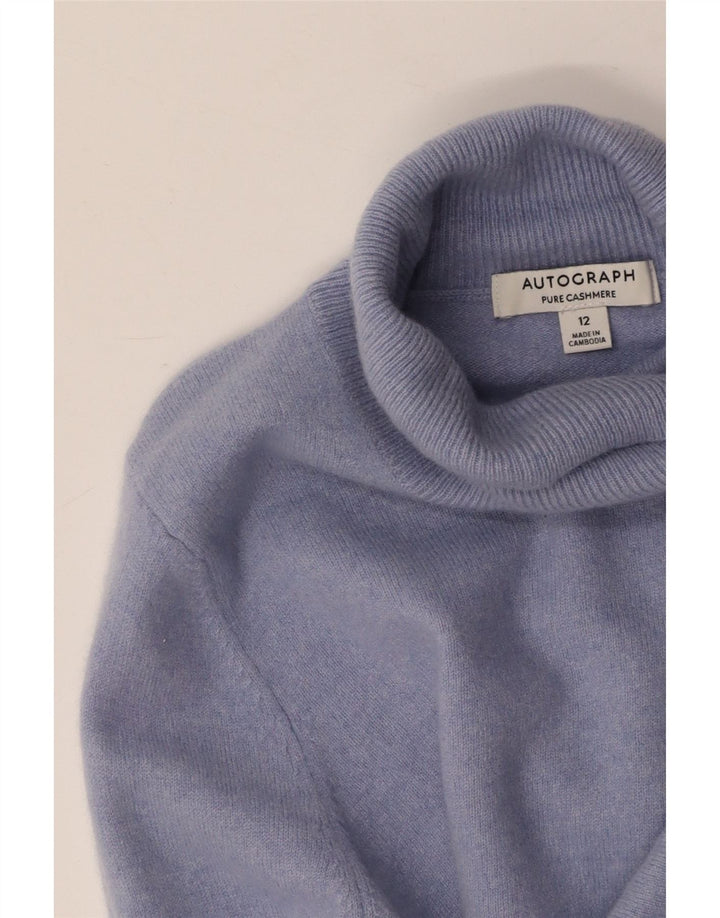 Джемпер с высоким воротником MARKS & SPENCER для девочек 11–12 лет, фиолетовый