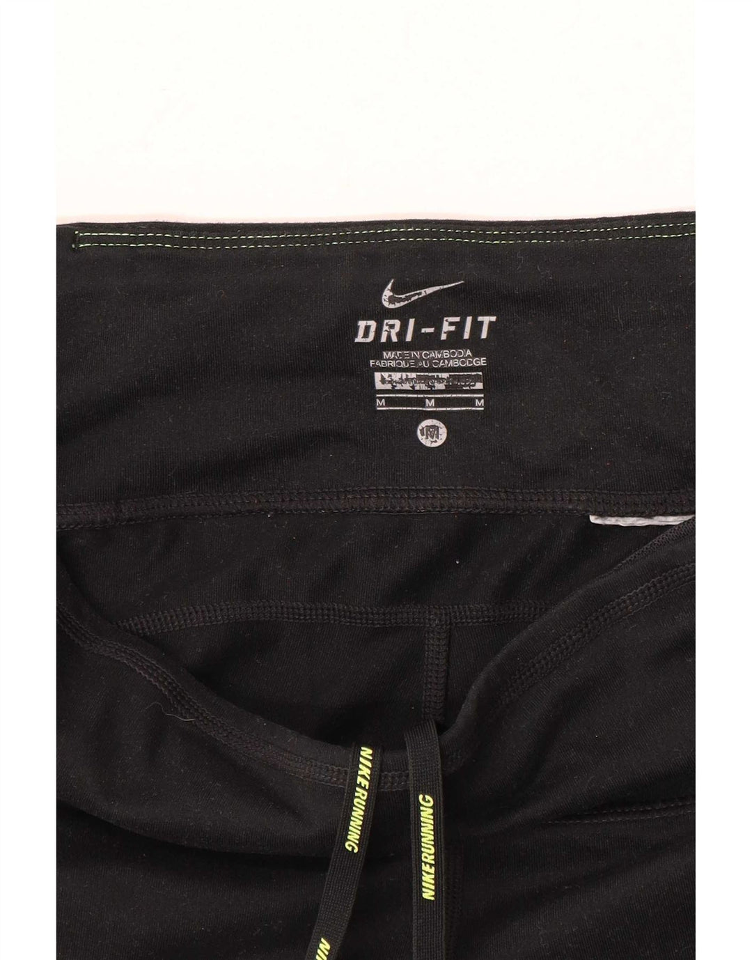 Женские леггинсы-капри Nike Dri Fit UK 14, средние, черные