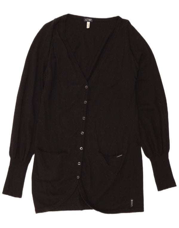 Женский удлиненный кардиган Armani Jeans UK 18 XL Черный Вискоза