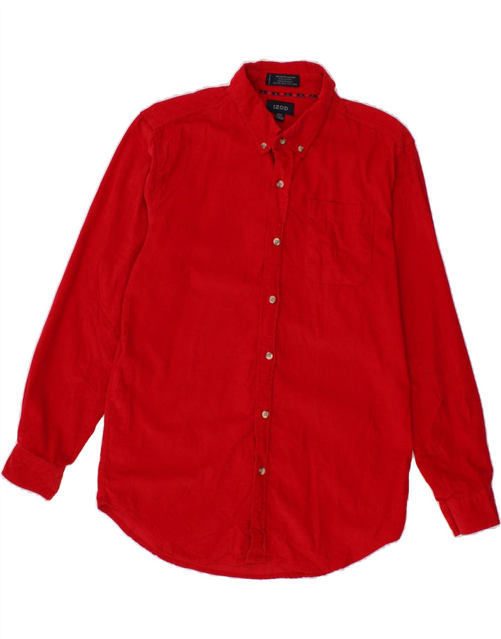 IZOD Boys Shirt 15-16 Years XL  Red Cotton Vintage Izod and Second-Hand Izod from Messina Hembry 