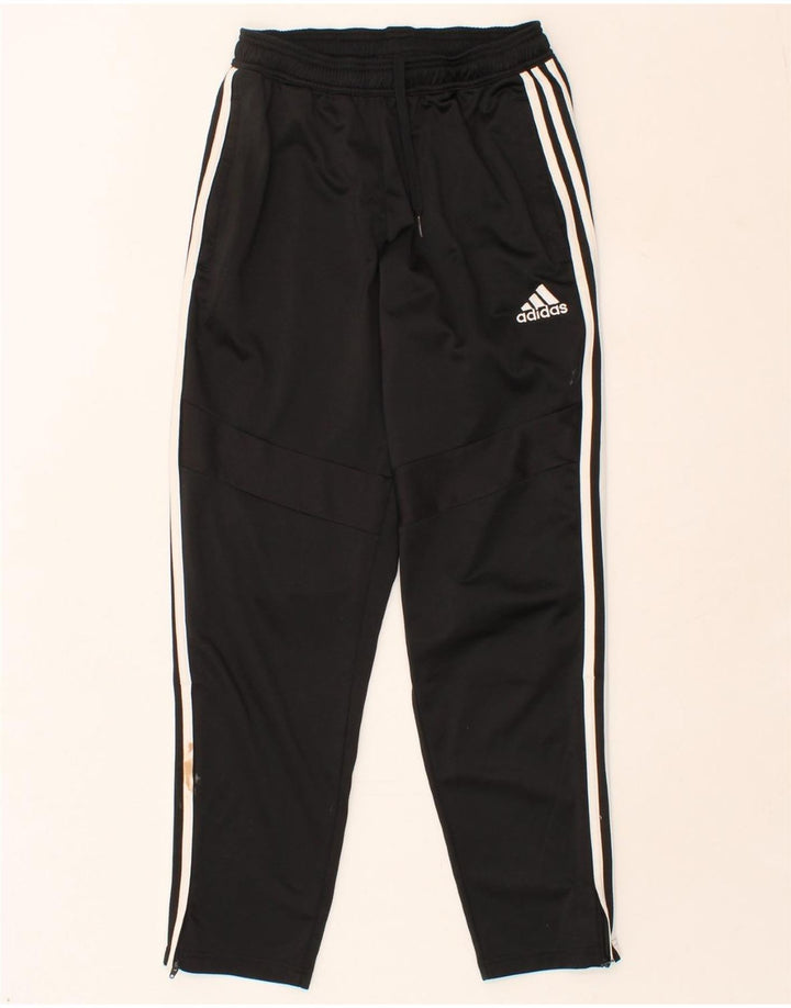 ADIDAS Mens Tracksuit Trousers Small Black Polyester Vintage Adidas and Second-Hand Adidas from Messina Hembry 