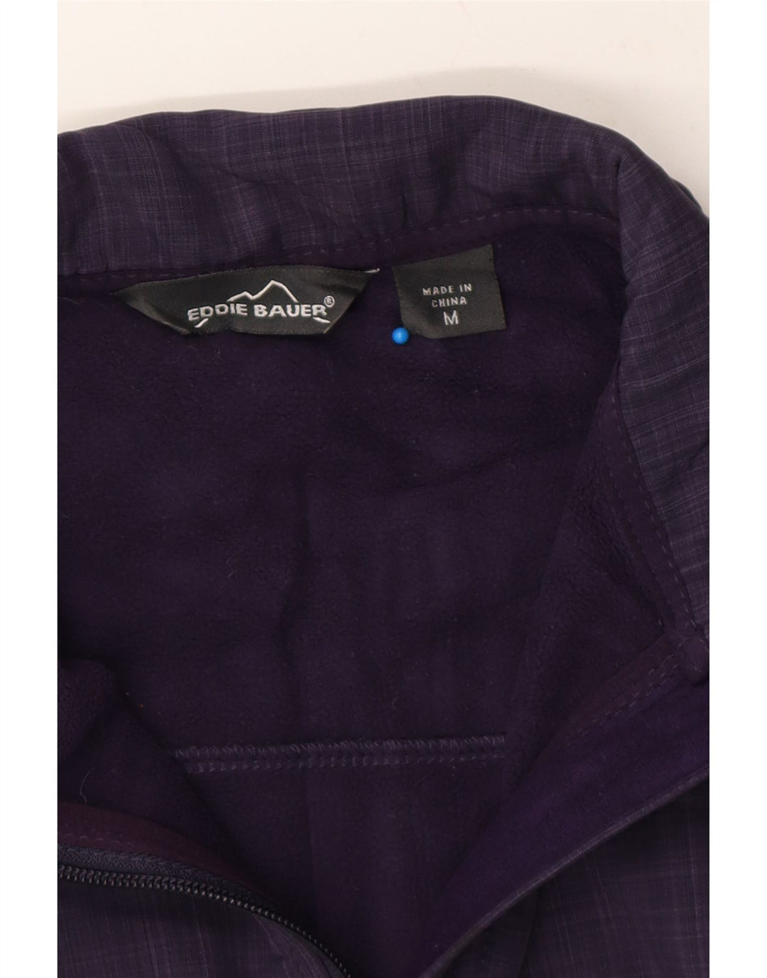 EDDIE BAUER Womens Tracksuit Top Jacket UK 14 Medium Blue Polyester Vintage Eddie Bauer and Second-Hand Eddie Bauer from Messina Hembry 