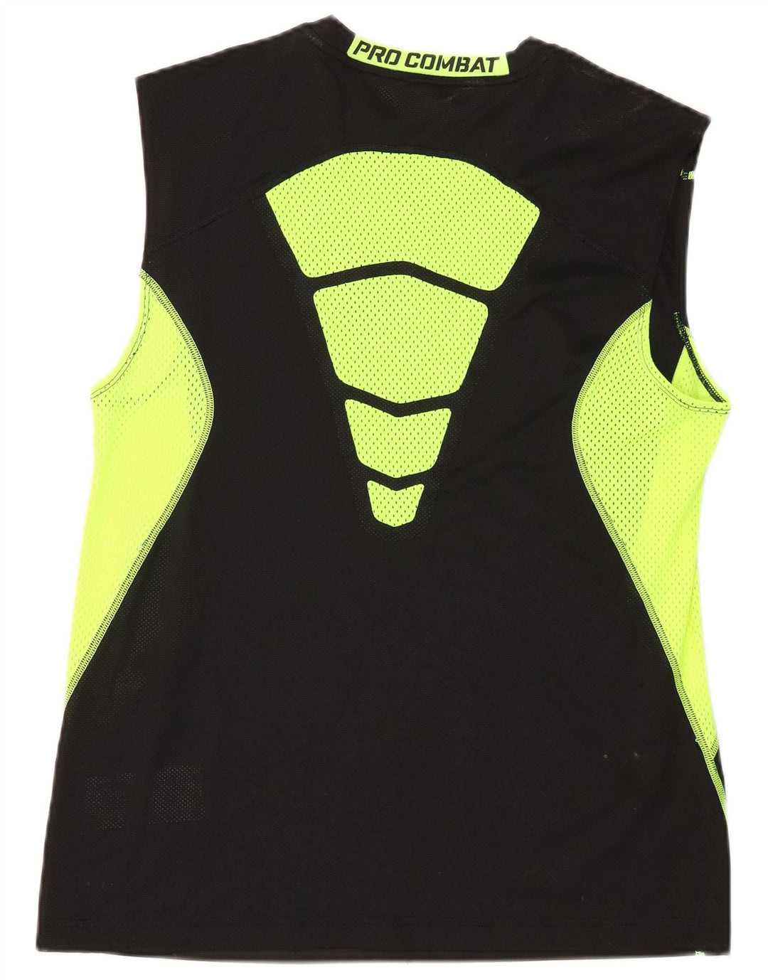 Мужской жилет Nike Dri Fit, средний черный полиэстер с цветными блоками