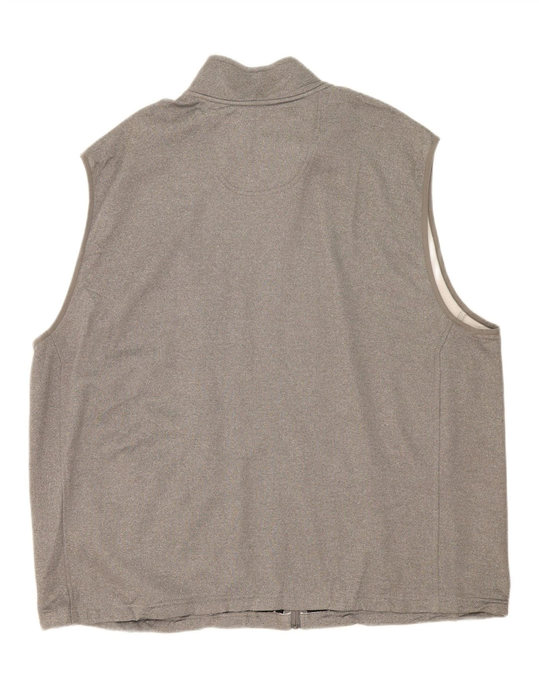 IZOD Mens Tall Sleeveless Tracksuit Top Jacket 3XL Grey Polyester Vintage Izod and Second-Hand Izod from Messina Hembry 
