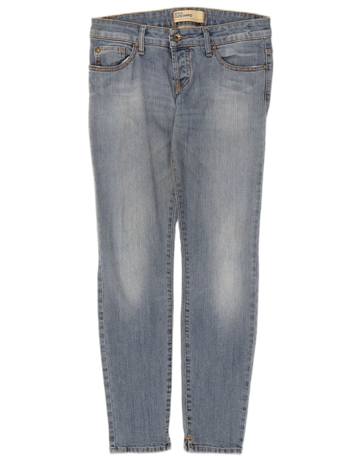 MAISON CLOCHARD Женские узкие джинсы W28 L29 Синие хлопковые