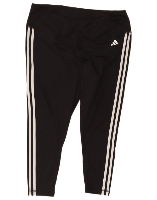 Женские спортивные брюки-капри Adidas Tight Fit UK 24/26 2XL, черные