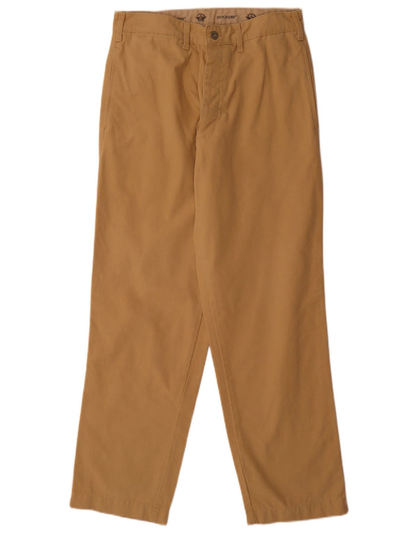 Мужские прямые брюки-чиносы Dockers W32 L30, бежевый хлопок